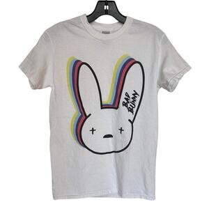 Bad Bunny "Conejo Malo" Pop Music Latin Trap T Shirt Heavy Weight Cotton size S
